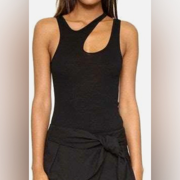 ALIX NYC Astor Asymmetrical Bodysuit Small - Picture 7 of 9